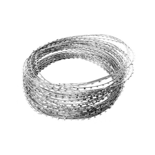 Galvanised razor wire - galvanised,