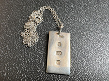 Vintage Solid Silver INGOT