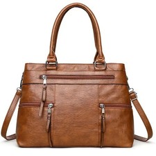 Women's Leather Tote Handbag