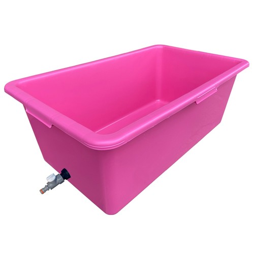 Pink dog washing bath tough - washing,