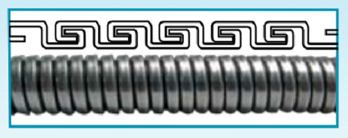 Stainless steel 4mm - 1m, 7.4mm