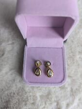 Chopard 18ct Yellow Gold Diamond Drop Earrings
