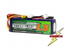 Transmitter Battery Pack Nano Tech 1500mah 9.9v 3s Life Futaba Taranis Compat NT