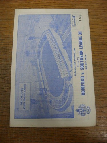 1964 romford v southern - 16/12/1964,