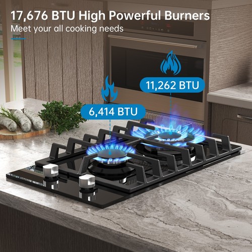 12in gas cooktop - gas,