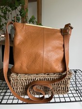Mary Portas Crossbody Bag Brown Leather shoulder bag