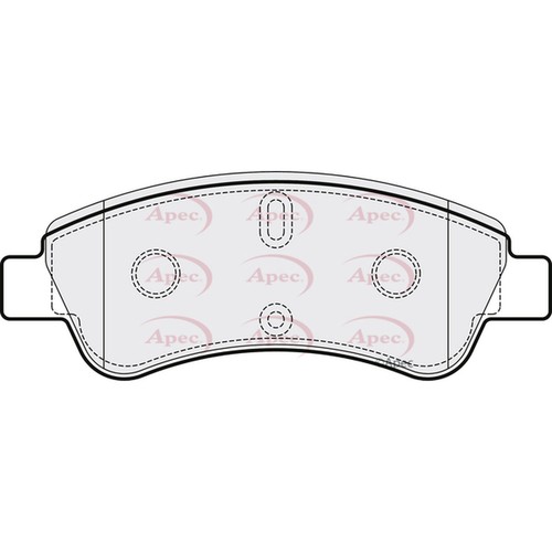 Brake pads set - front, apec