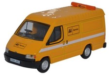 FORD TRANSIT MK3 VAN - AA SERVICE -  1:76 / (OO)  - OXFORD COMMERCIALS -76FT3004
