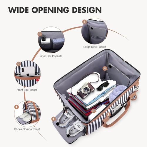 Lekesky weekend overnight bags - weekend,