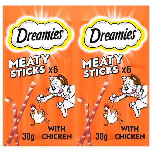 Dreamies meaty sticks adult - dreamies,