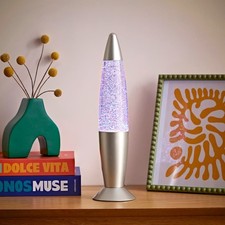 LED Glitter Lamp Desk Bedside