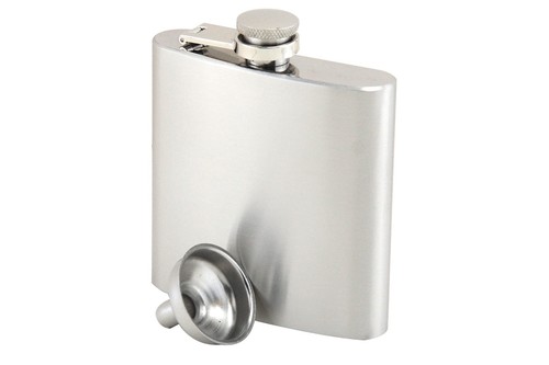 6oz stainless steel hip - steel, flask