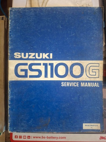 Genuine suzuki workshop manual - suzuki,