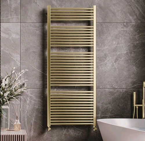 Aqualisa luca gold towel rail - gold,