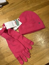 Ladies Joules Pink Hat &