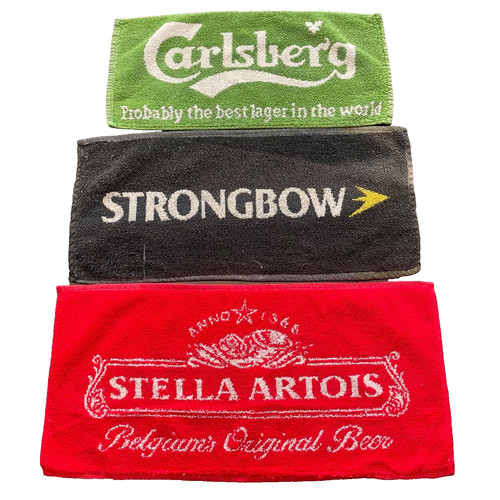 Beer bar towels - towels, cotton
