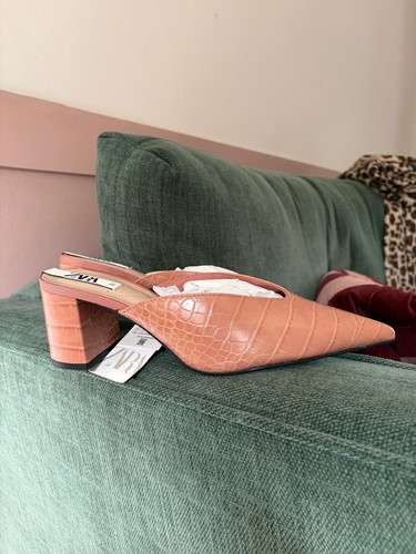 Zara slingback crocodile - zara,