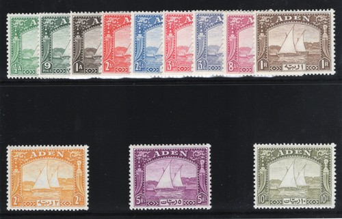 Aden 1937 kgvi - aden, set