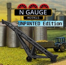 UNPAINTED- N Scale Gauge Grain Auger 1:148 (Farm Crop Trailer Machinery 1:160)