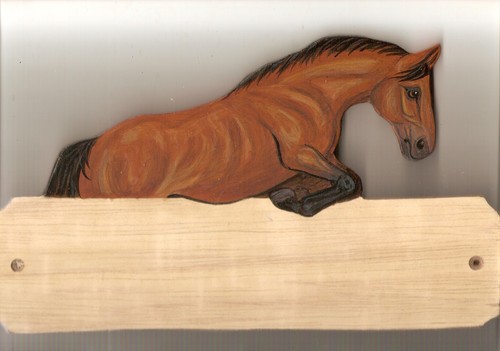 Jumping horse