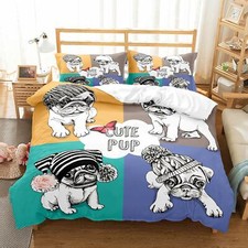 Dog The PUG Doona Quilt Duvet