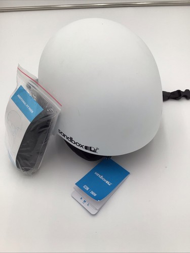 Sandbox icon snow - helmet, white