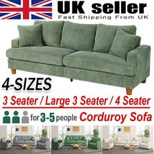 3/4 Seater Corduroy Sofa Jumbo