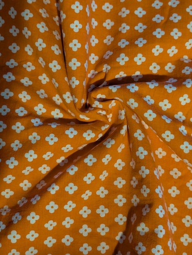Vintage floral fabric 60s 70s - floral,