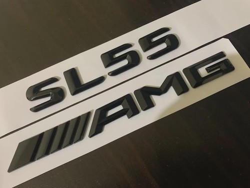 Gloss black sl55 amg rear - gloss,