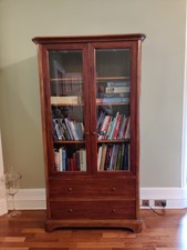 Glass Fronted Display Cabinet with Lighting Excellent Condition  2mHx1.1mWx400D