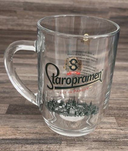 Staropramen pint beer glass - pint,