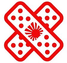 Plaster sticker with Rising Sun x2 JDM car sticker, drift, bumper sticker