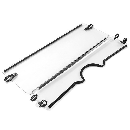 Front folding windshield - 1/4",