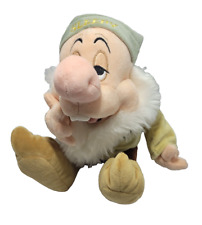 DISNEY STORE SLEEPY DWARF CUDDLY 12"PLUSH SOFT TOY SNOW WHITE & 7 DWARFS DISNEY