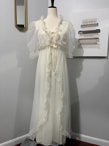 Vintage tosca chiffon bridal - vintage,