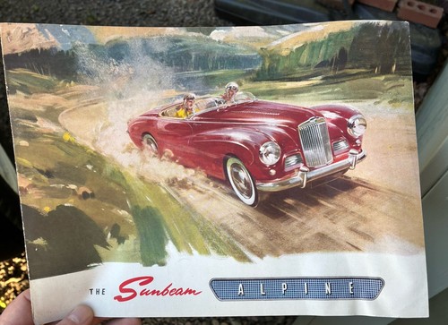 Original sunbeam alpine 1953 - sunbeam,