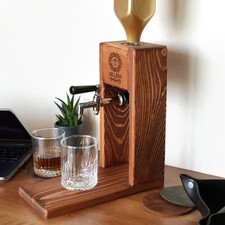 Wooden Whiskey Dispenser with