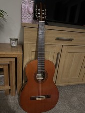 Kiso Suzuki Classical Guitar Model 70 with Leather Carry Case MIJ 1960s. VGC