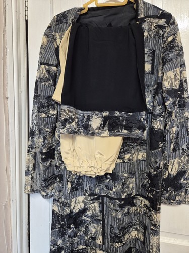 Navy and cream lace - navy,