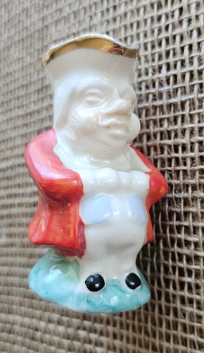 Vintage toby jug minature bone - minature,