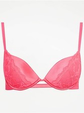Hot Pink Satin Lace Lightly
