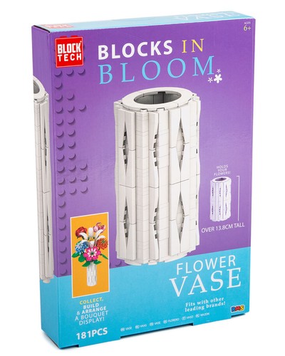 Blocks bloom flower vase - bloom,
