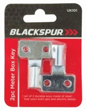 Metal meter box key gas - metal,