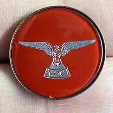 Acrylic Collectible pin badge RSPB YOC Young Ornithologists Club Member Ref Red