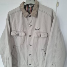 Vintage Men's OXBOW Felix France Denim Jacket Jeans M L Beige 90s