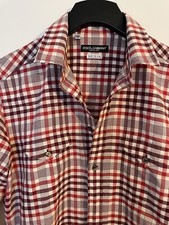 Dolce & Gabbana Men’s Sicilia Long Sleeve Shirt Size 40