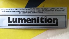 CLASSIC LUMENITION ELECTRONIC IGNITION STICKER DECAL N.O.S