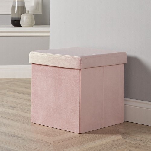 Square folding ottoman - ottoman, chest