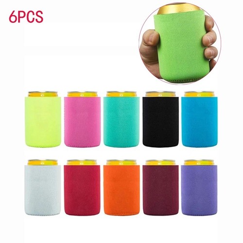 6pcs reusable beer can cooler - reusable,