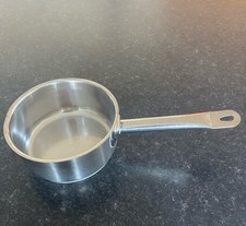 Vogue Sauce Pan Heavy  Duty Stainless Steel 18cm Catering Commercial Cookware